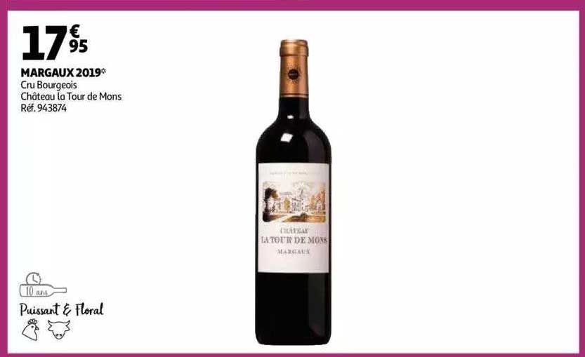 Margaux 2019 Cru Bourgeois Château La Tour De Mons