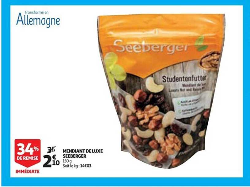 mendiant de luxe seeberger