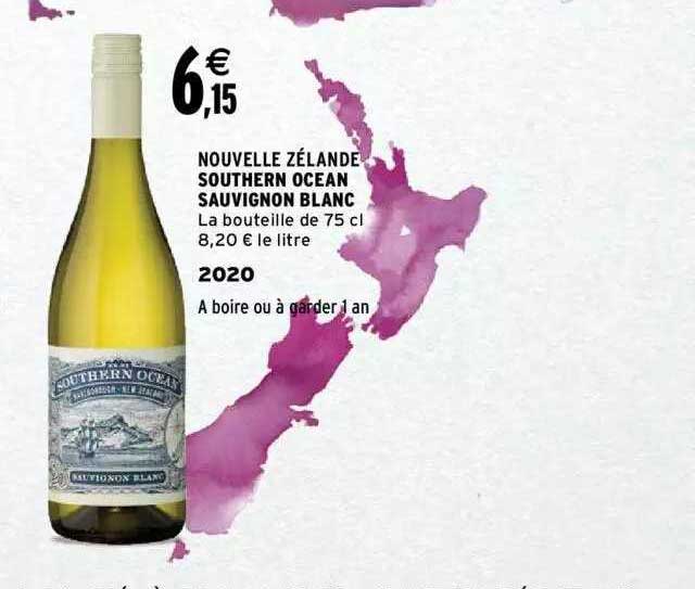 nouvelle zélande southern ocean sauvignon blanc 2020