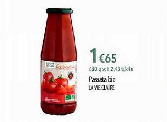 Passata Bio La Vie Claire