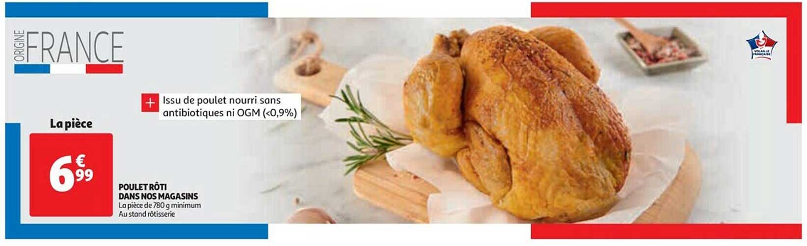 poulet rôti dans nos magasins