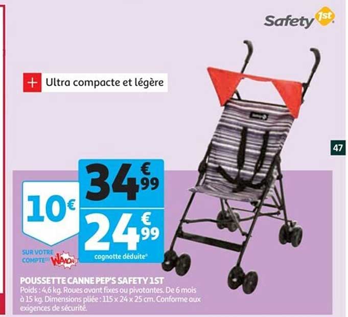 Poussette Canne Pep's Safety 1st
