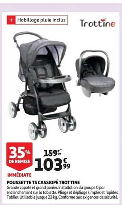poussette ts cassiopé trottine