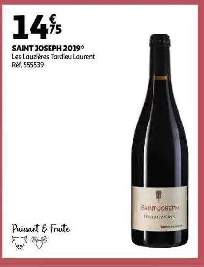saint joseph 2019 les lauzières tardieu laurent