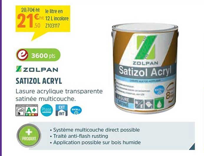 satizol acryl zolpan