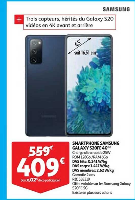 smartphone samsung galaxy s20fe 4g