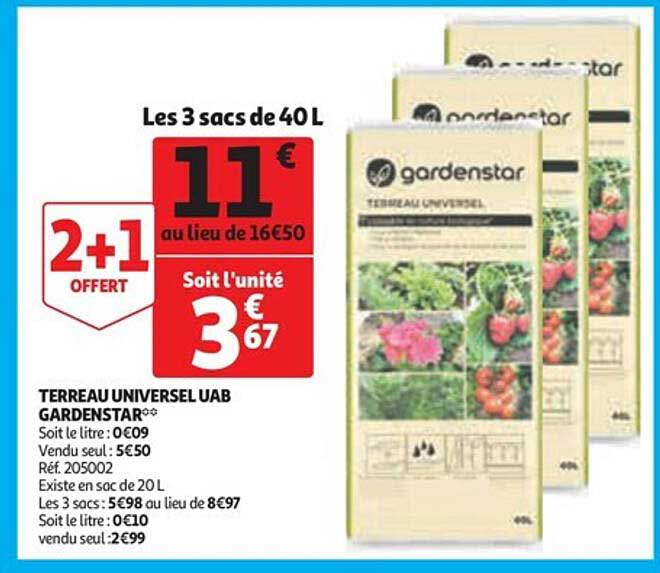 terreau universel uab gardenstar