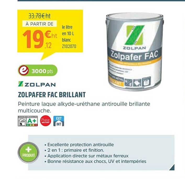 zolpafer fac brillant zolpan