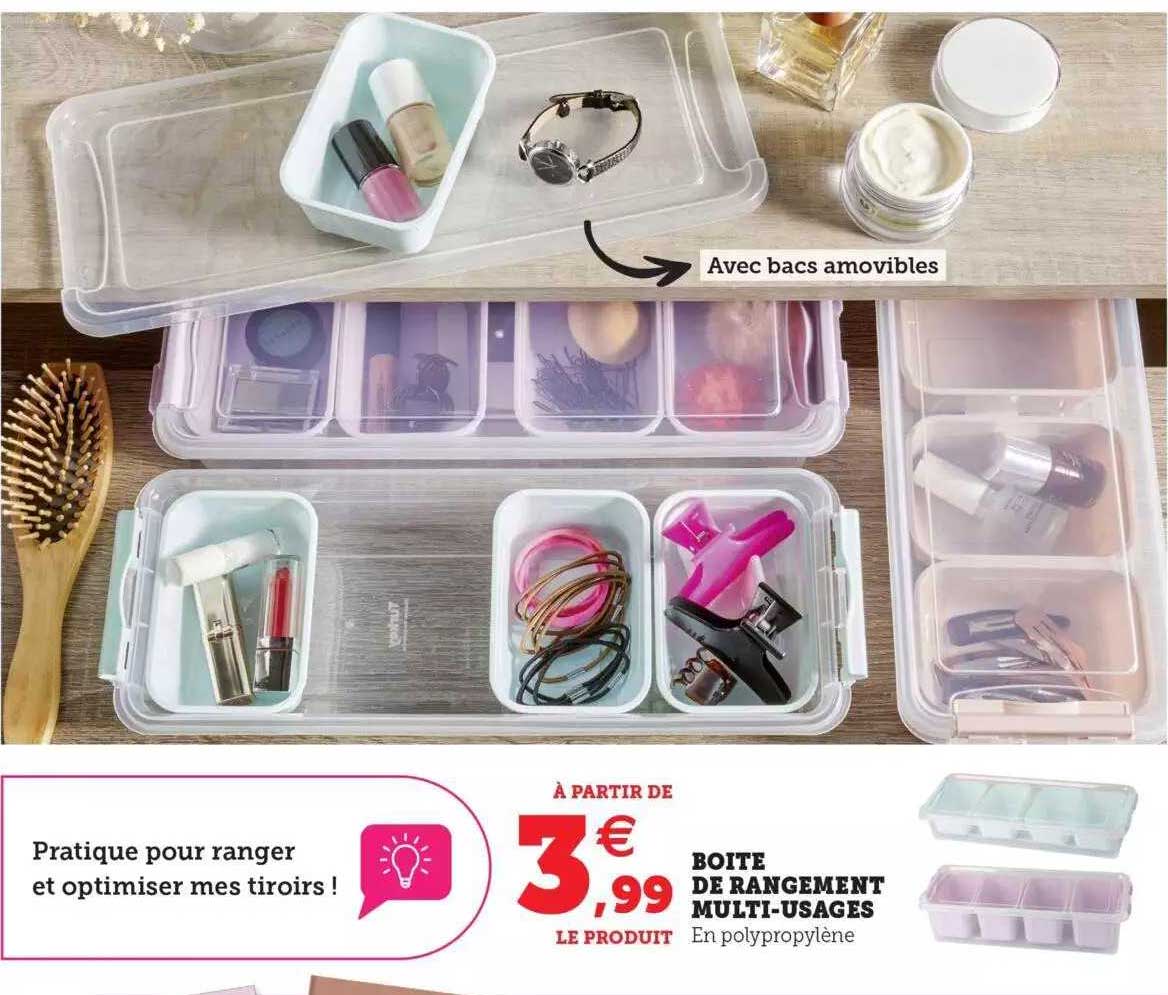 boîte de rangement multi-usages