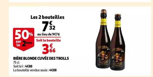 bière blonde cuvée des trolls