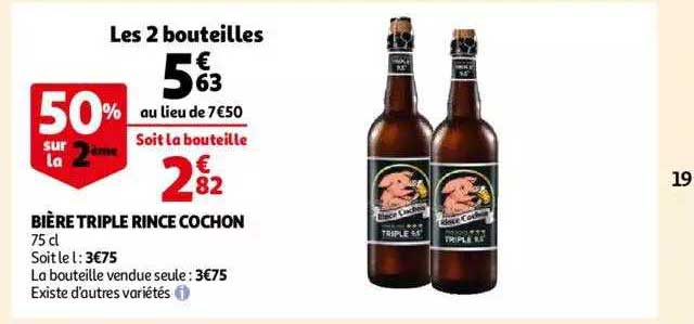 bière triple rince cochon