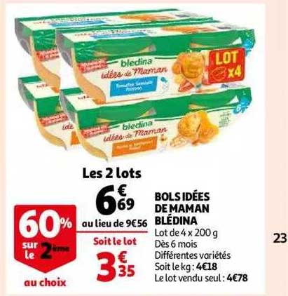 bols idées de maman blédina