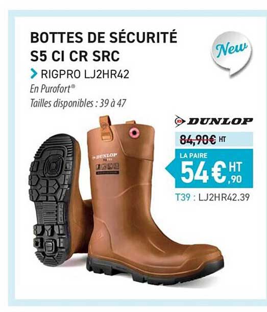 bottes de sécurité s5 ci cr src