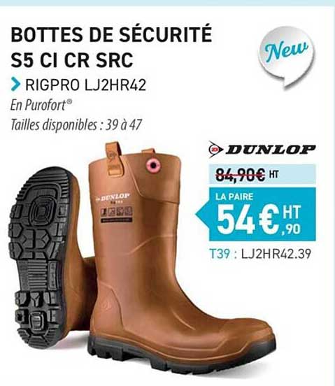 bottes de sécurité s5 ci cr src