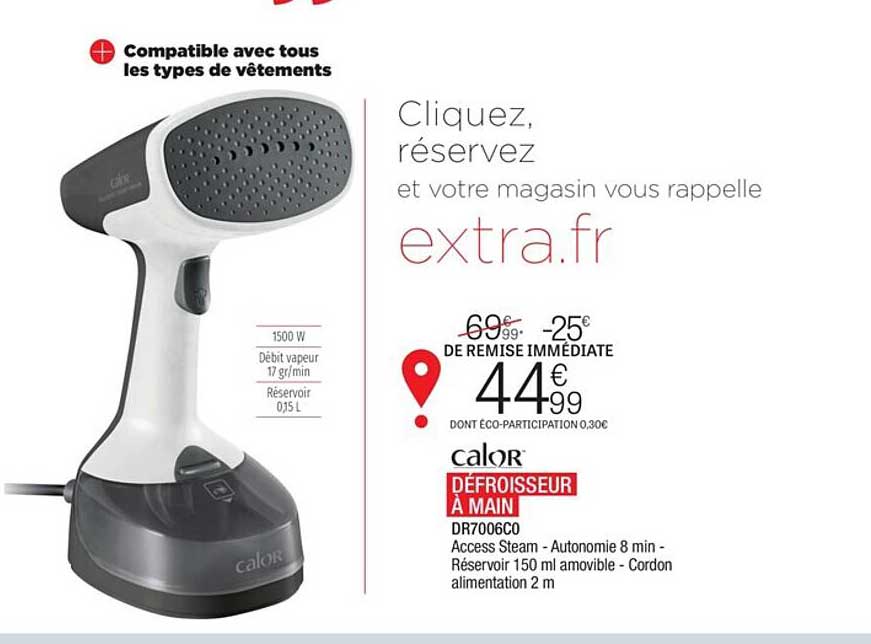 Défroisseur à Main Calor