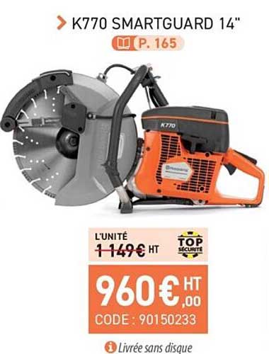 k770 smartguard 14" husqvarna