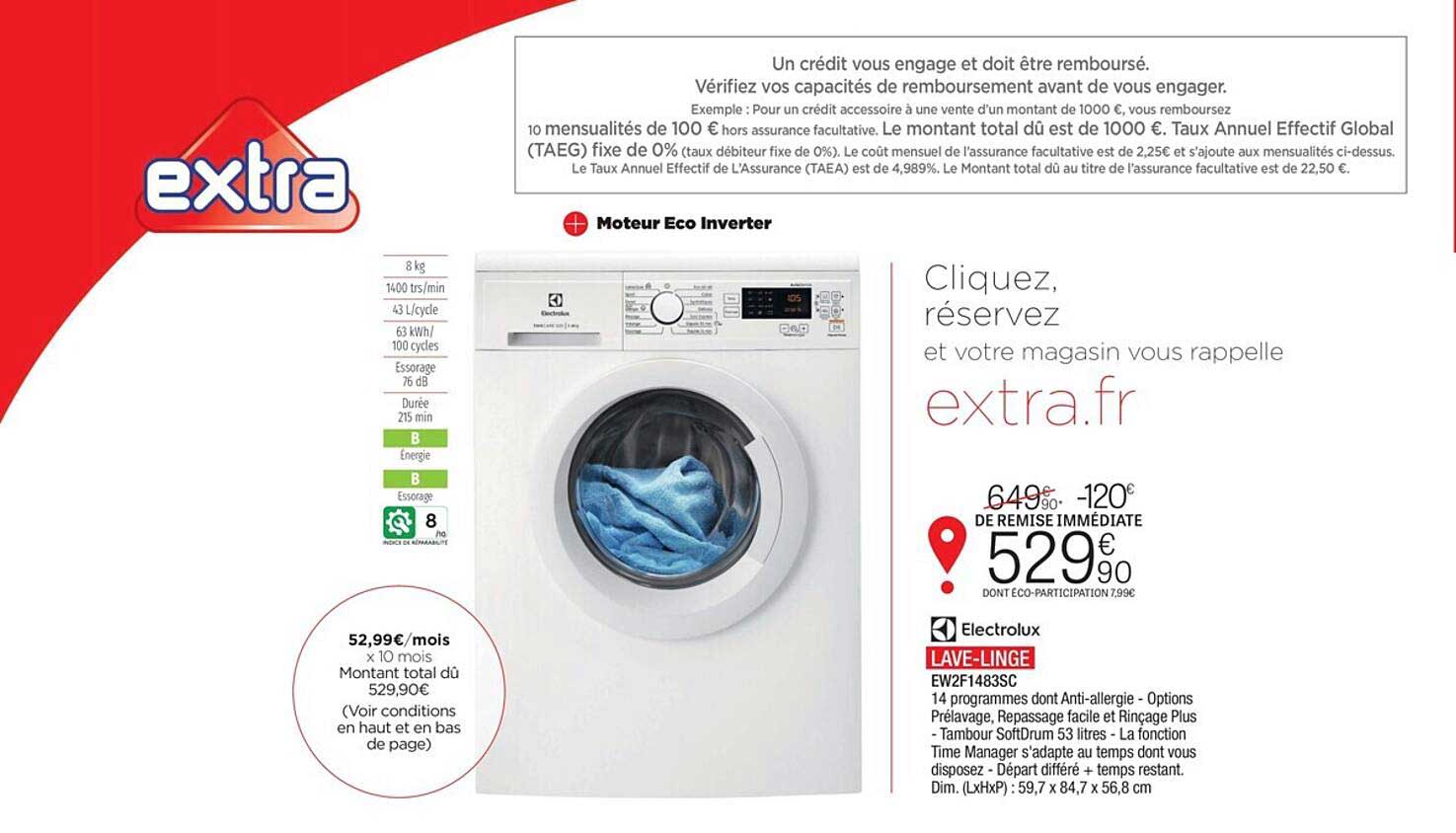 lave-linge electrolux