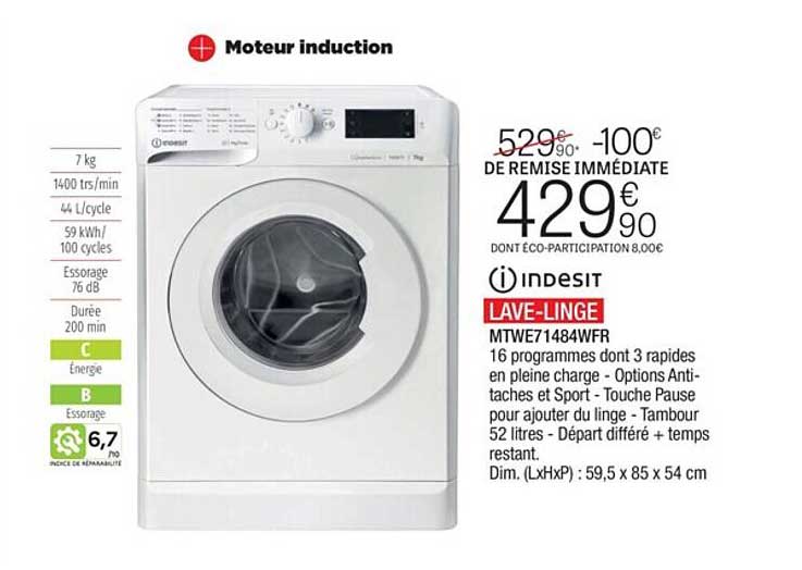 lave-linge indesit