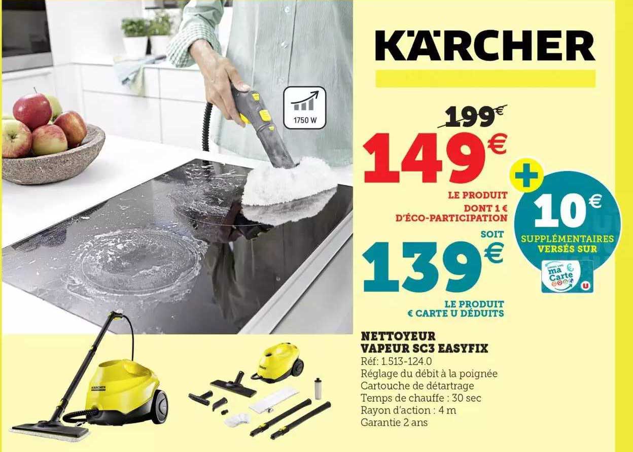 nettoyeur vapeur sc3 easyfix karcher
