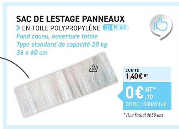 Sac De Lestage Panneaux