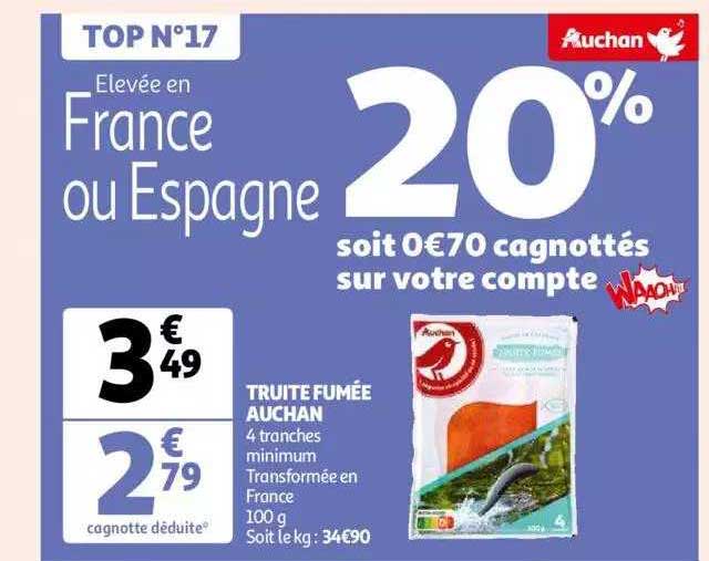 Truite Fumée Auchan