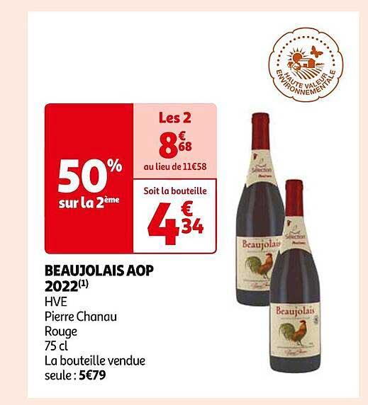 beaujolais aop 2022 hve pierre chanau