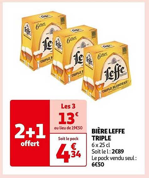 Bière Leffe Triple