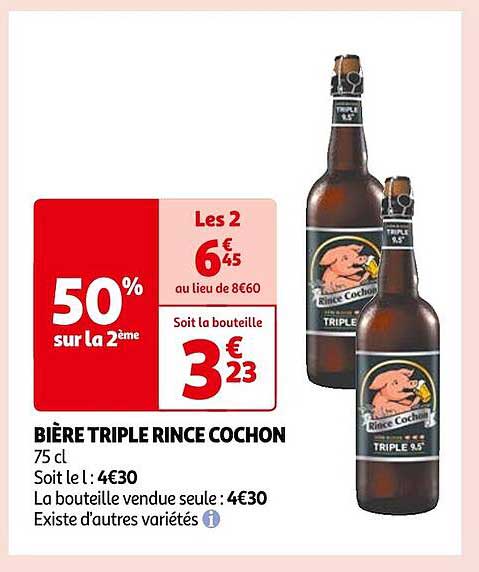 bière triple rince cochon