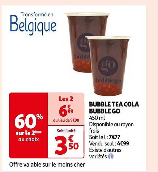 Bubble Tea Cola Bubble Go