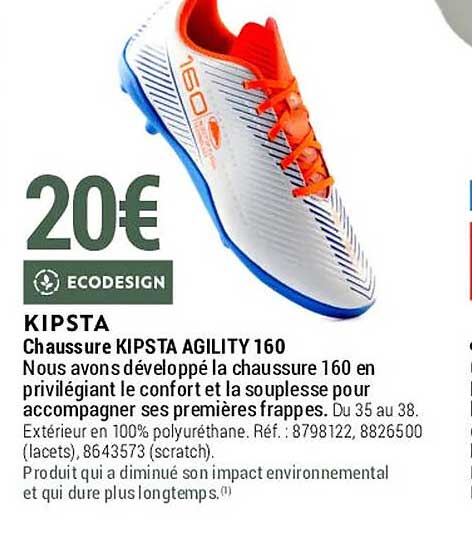 chaussure kipsta agility 160