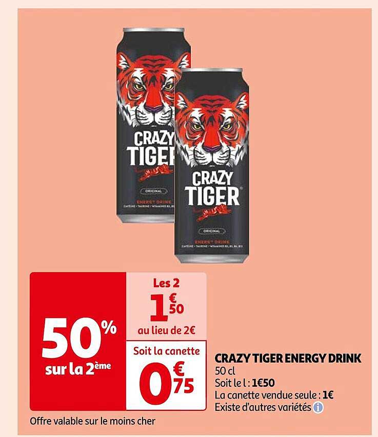 crazy tiger energy drink