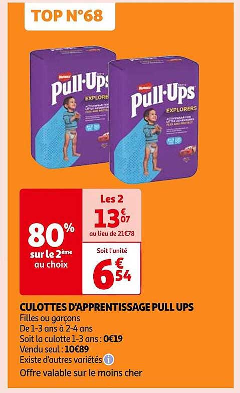 culottes d'apprentissage pull ups