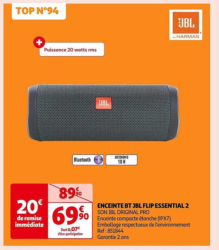 enceinte bt jbl flip essential 2