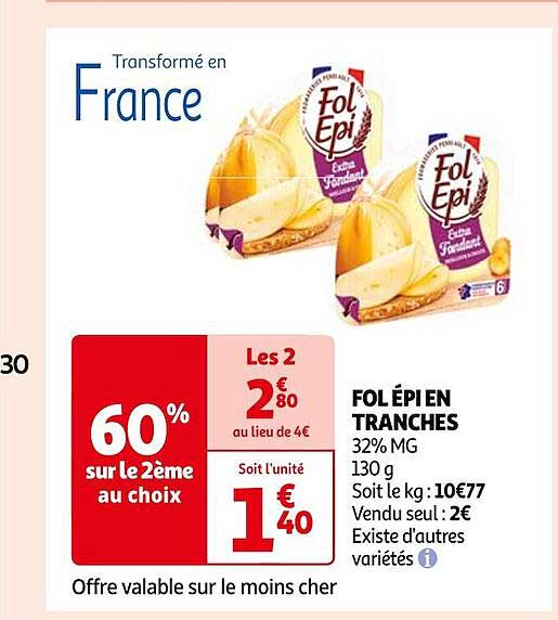 fol épi en tranches