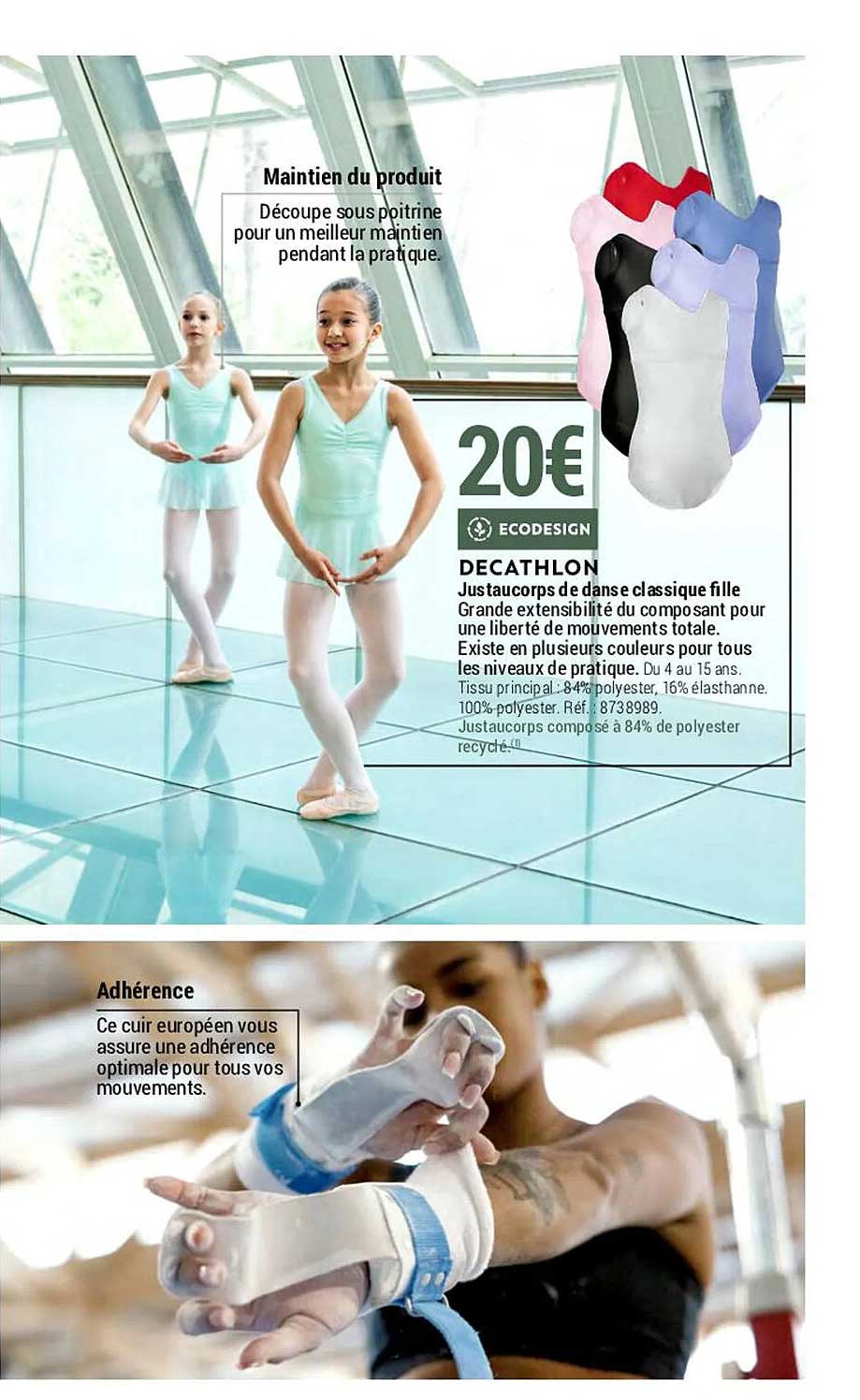 Justaucorps De Danse Classique Fille Decathlon