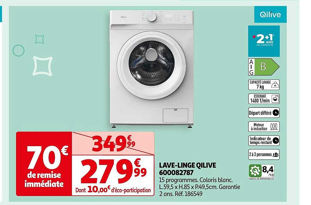 lave-linge qilive 600082787