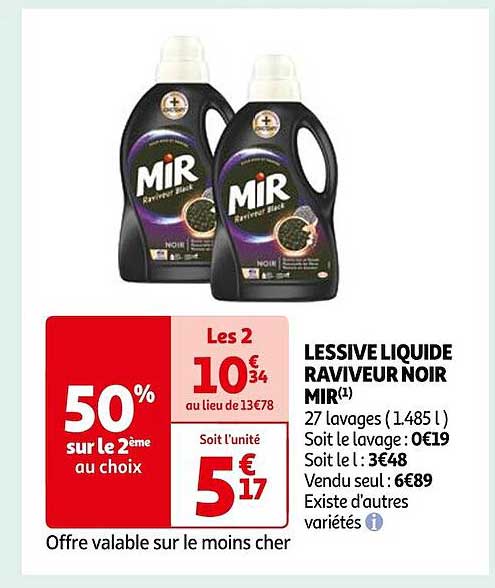 lessive liquide raviveur noir mir