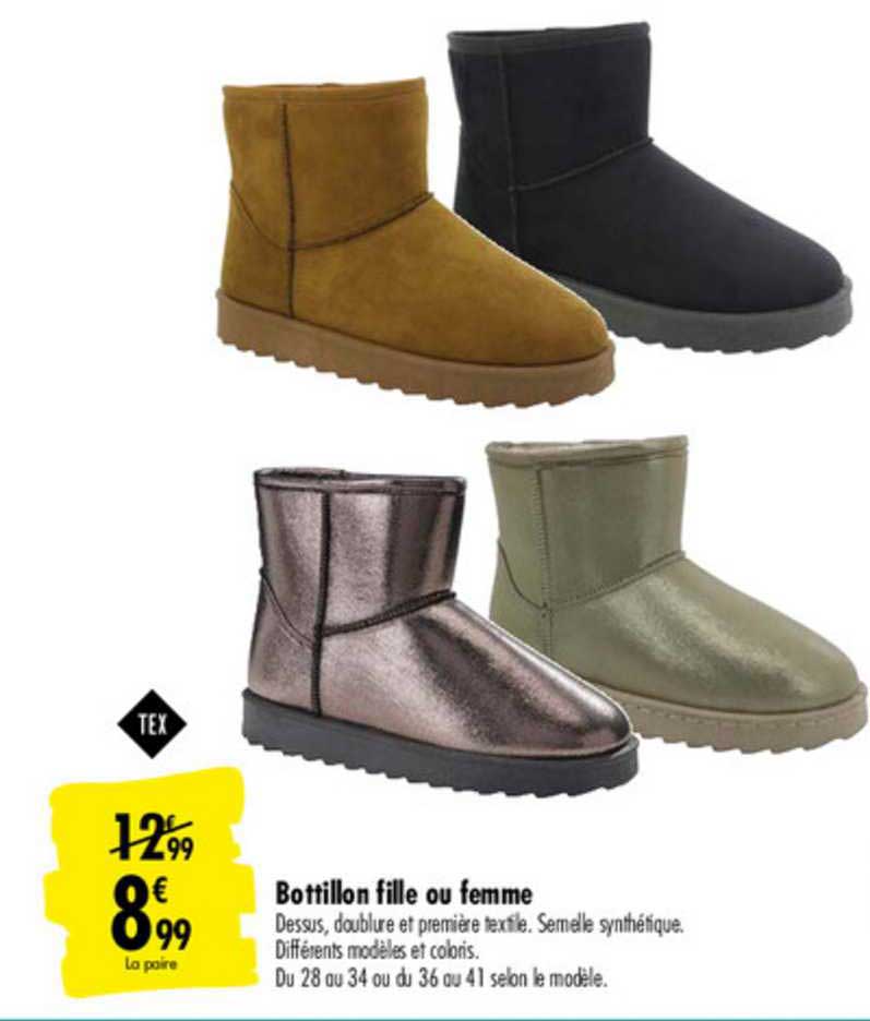 bottillon fille ou femme