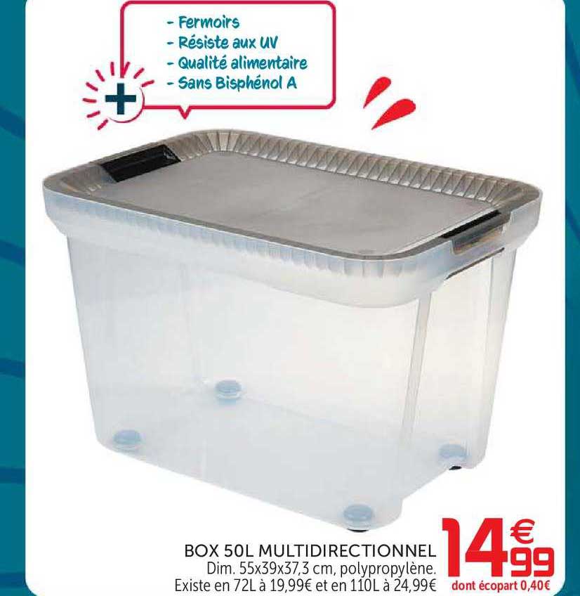 Box 50l Multifirectionnel