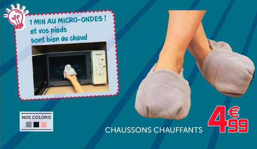 chaussons chauffants