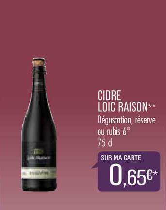 cidre loic raison