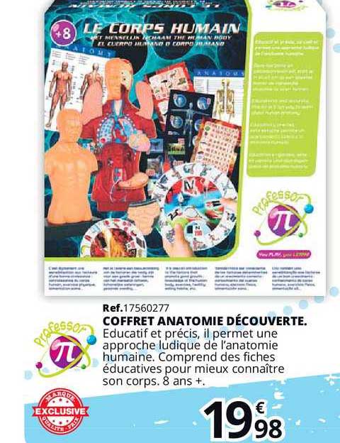 coffret anatomie découverte professor