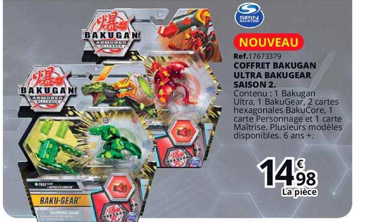 coffret bakugan ultra bakugear saison 2 spin master