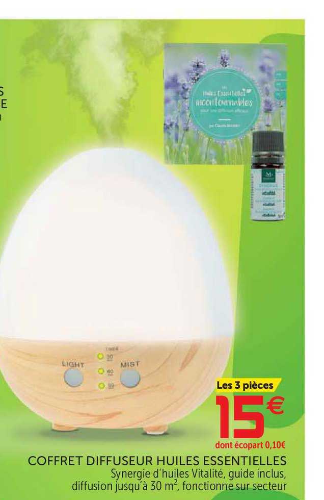 Coffret Diffuseur Huiles Essentielles