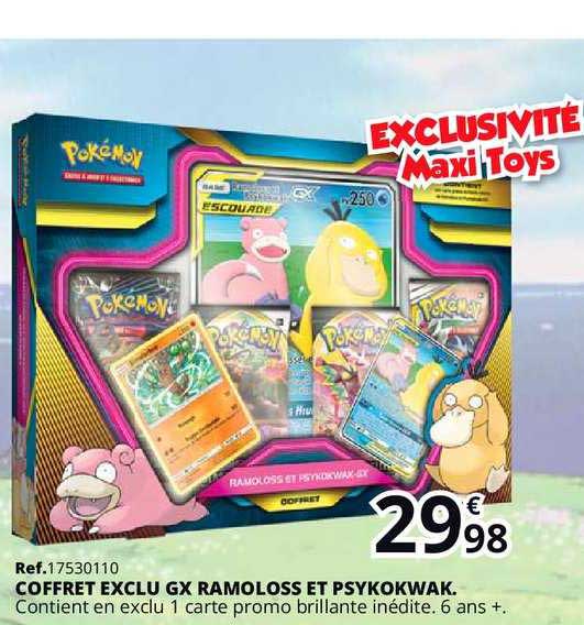 coffret exclu gx ramoloss et psykokwak pokémon