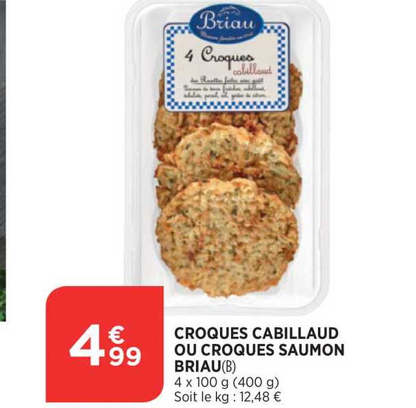croques cabillaud ou croques saumon briau