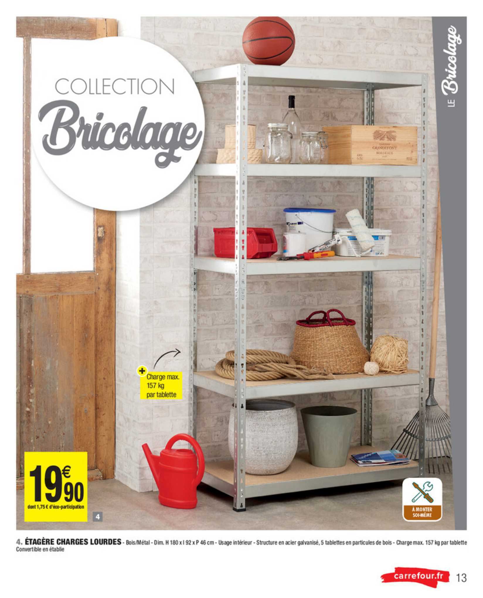 étagère charges lourdes