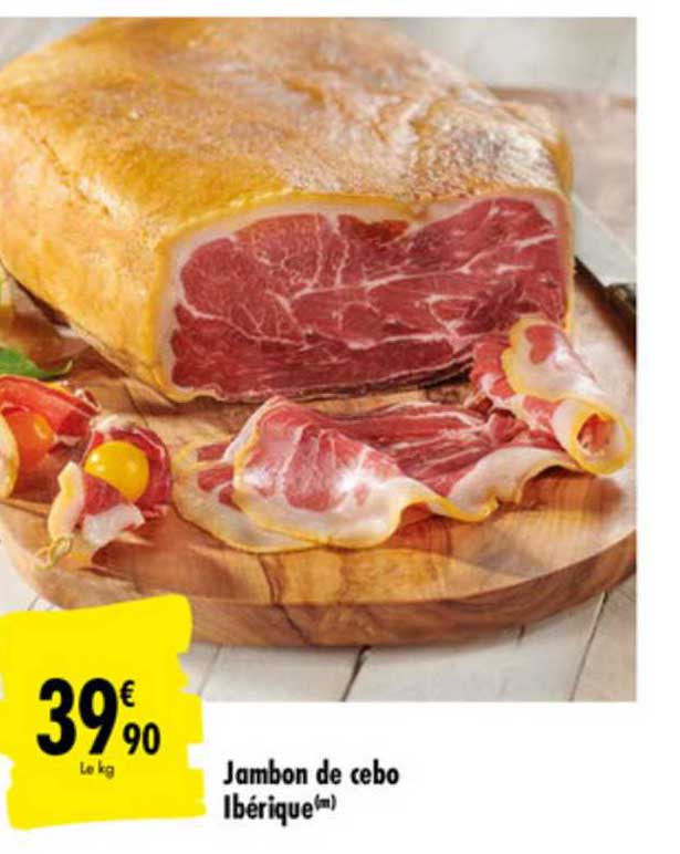 jambon de cebo ibérique