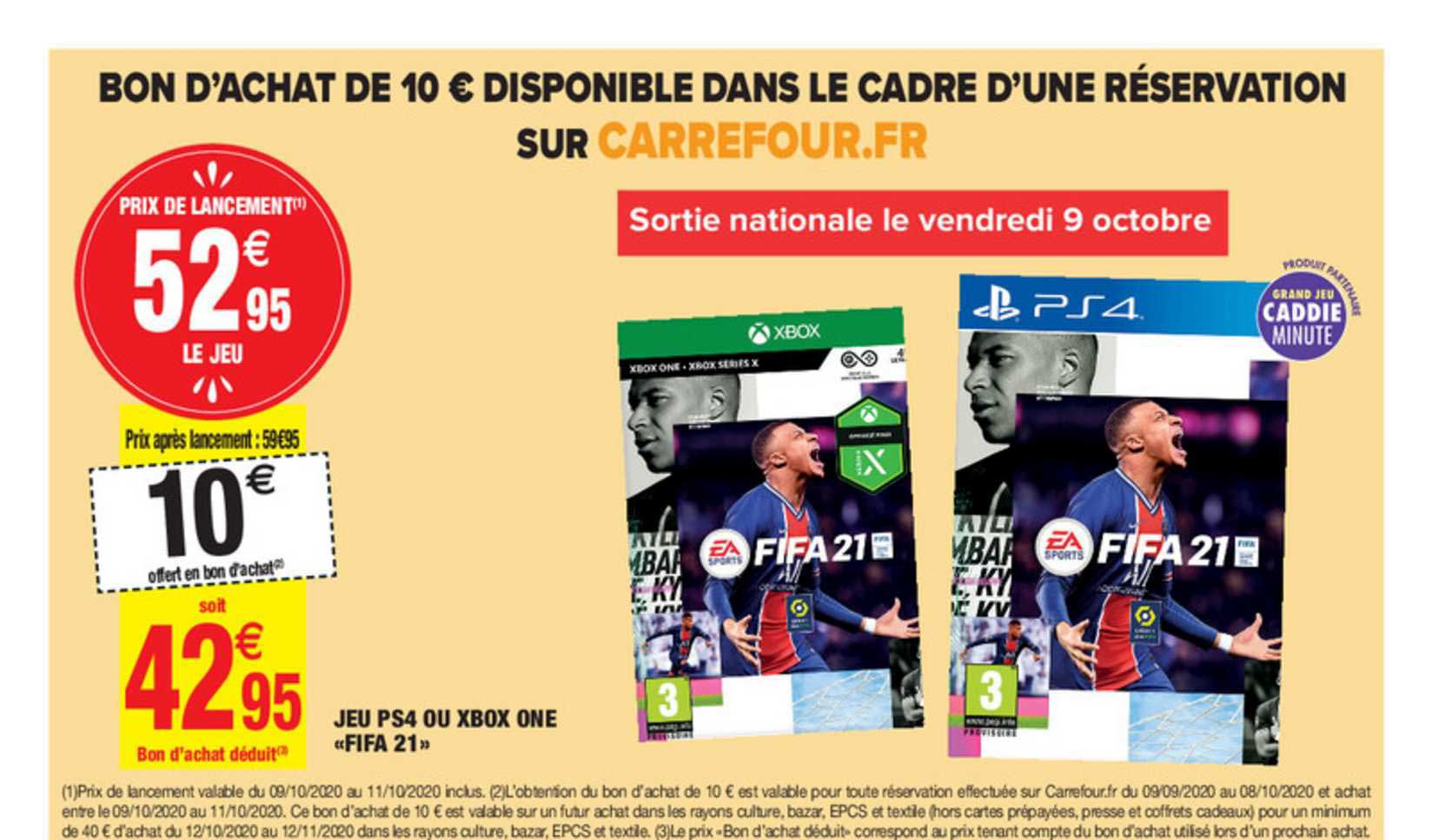 jeu ps4 ou xbox one fifa 21