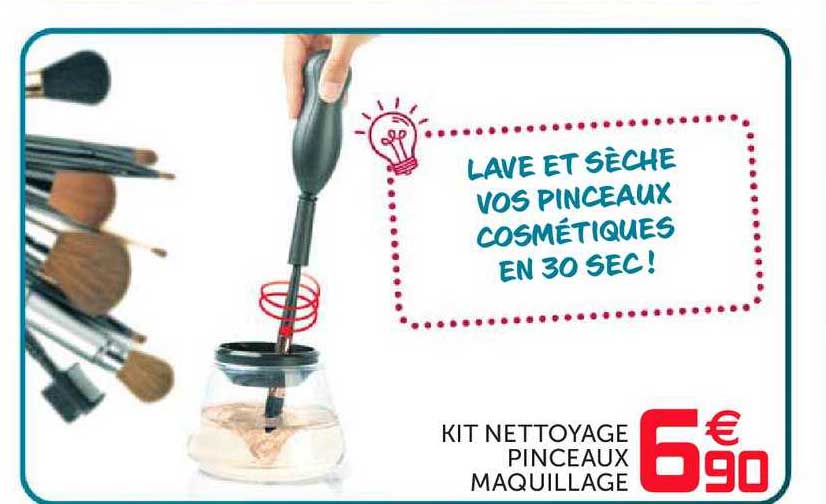 Kit Nettoyage Pinceaux Maquillage